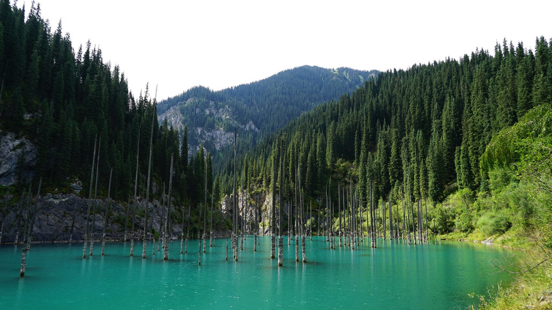 Kaindy Lake, Kazakhstan
