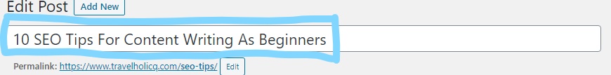 Title length is between 10-75 characters